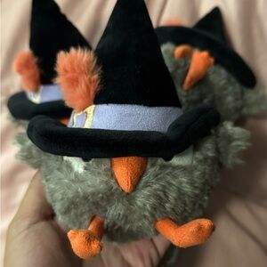 Jellycat Gray and Orange Witch Owl Stuffed Animal